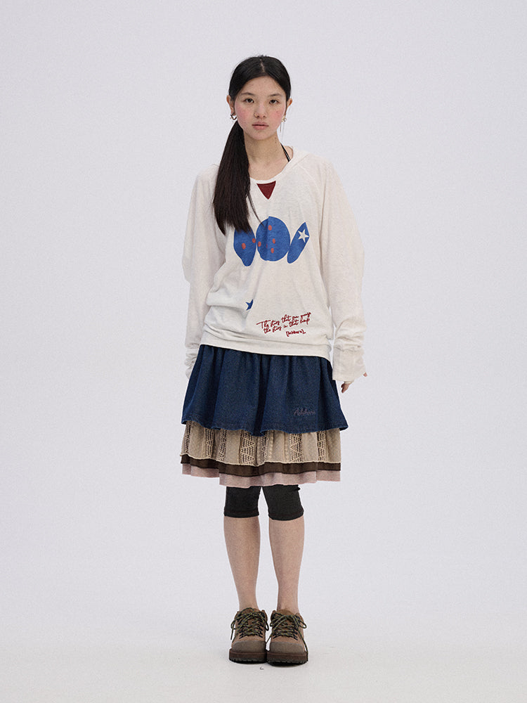 Crocodile Graphic Hoodie T-Shirt