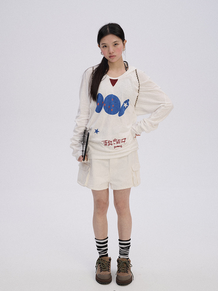 Crocodile Graphic Hoodie T-Shirt