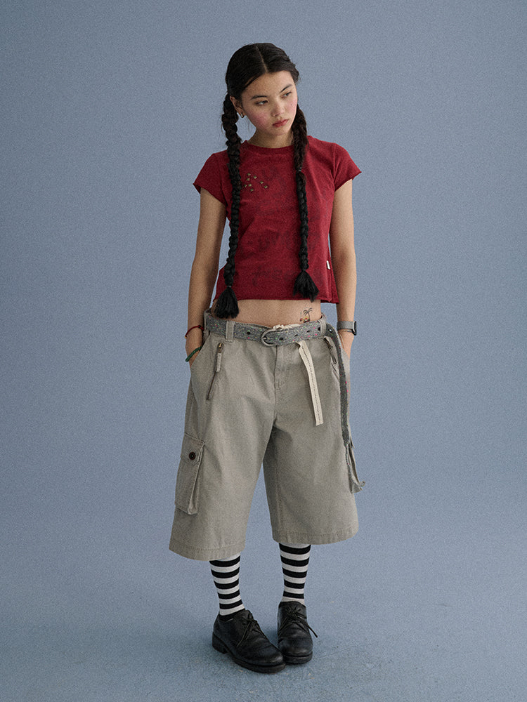 Volcano Knee-Length Shorts